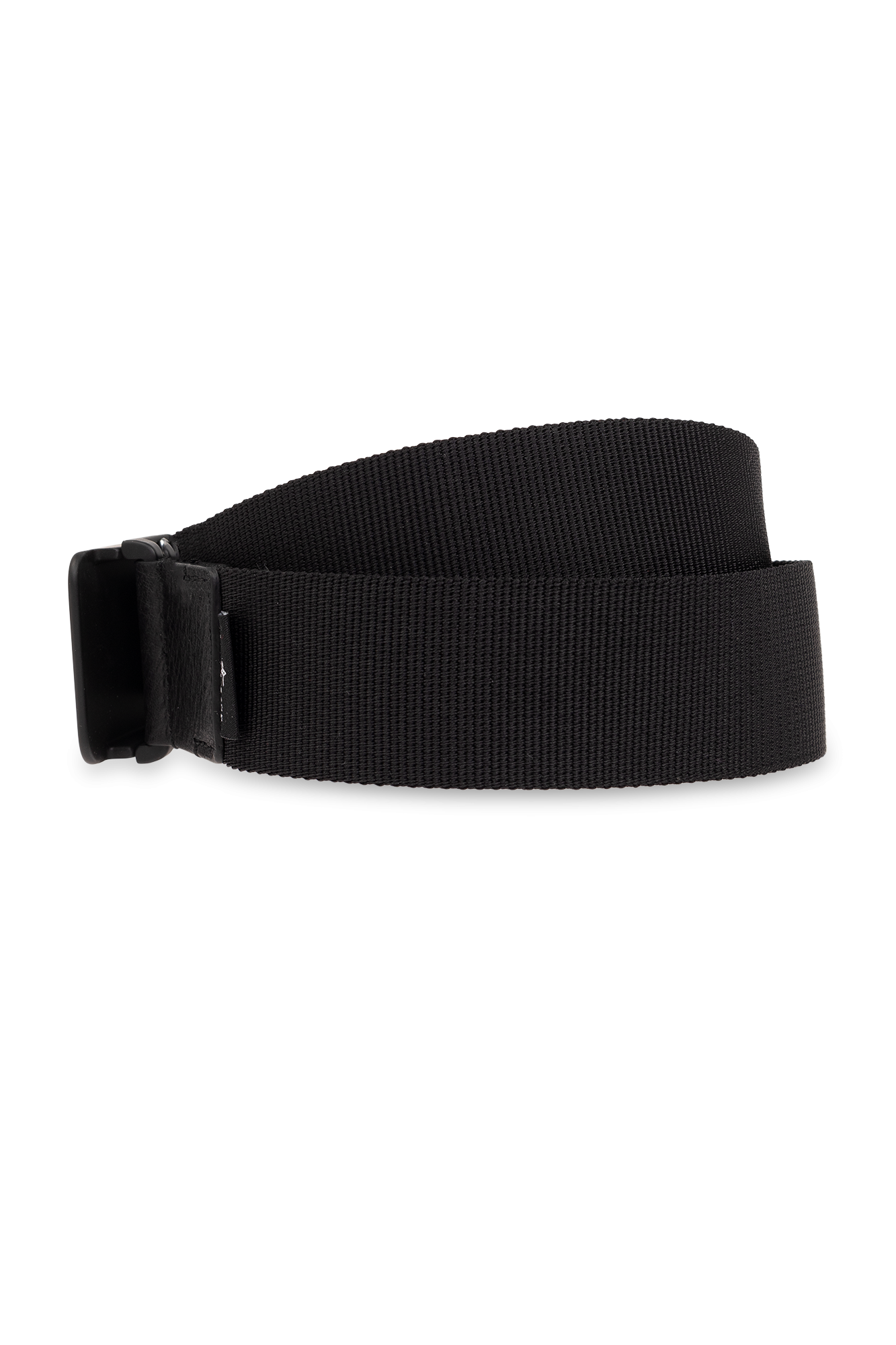 Stone Island Logo Unisex Belt Black 801594071-A0029
